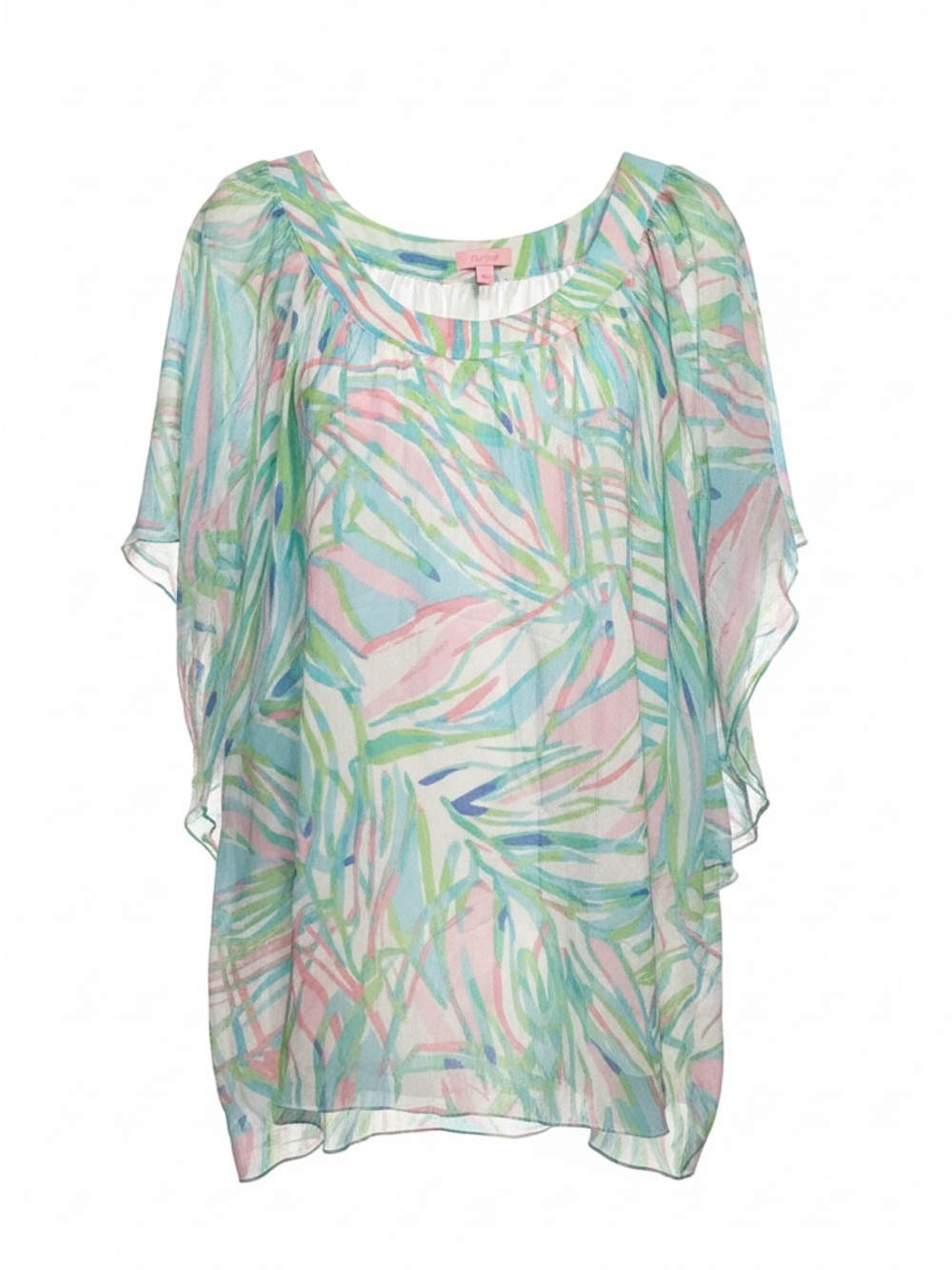 Lilly Pulitzer Marietta Kaftan Mini Dress size XS oversized generous - Picture 2 of 6